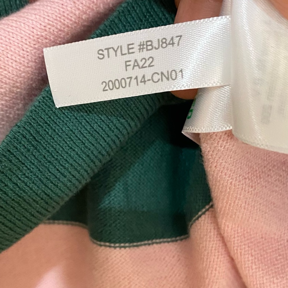 J. Crew Factory Rugby Striped Teddie Sweater - Picture 4 of 5